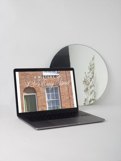 Personalised House History Book – Custom Family Home Story (PDF)