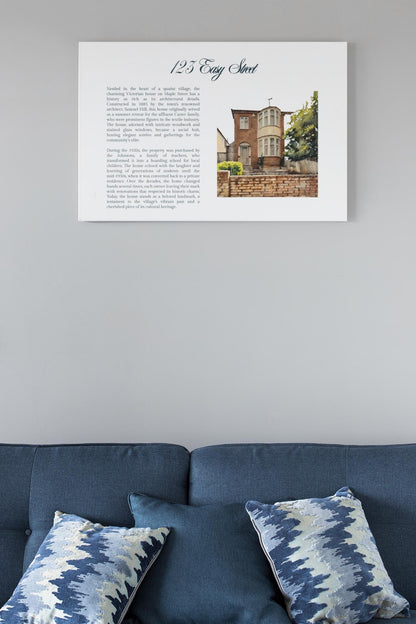 House History Wall Art — Personalised Poster | Local History & Genealogy Gift